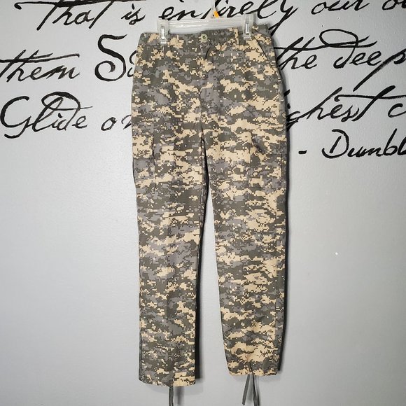 Military Uniform Supply Women's Digital Camo Fatigue Pants, Lg - Picture 1 of 6